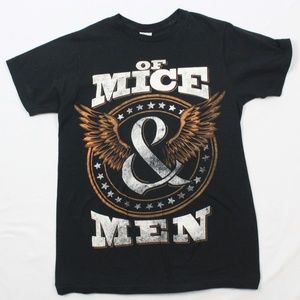 Bay Island Men Concert Tshirt Of MICE & MEN Tour T